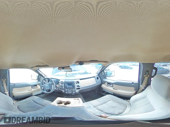 2014 Ford F-150 XL with VIN 1FTFW1EF4EKD49721, listed as a Copart auction lot 61695615 with 217,493 mi miles and Salvage title. Bid and sale history available at DreamBid. Image 14.