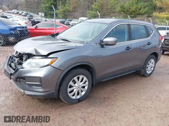 2017 Nissan Rogue SV with VIN KNMAT2MV4HP598576, listed as a IAAI auction lot 42061966 with 125,171 mi miles. Bid and sale history available at carsss.com. Image 2.