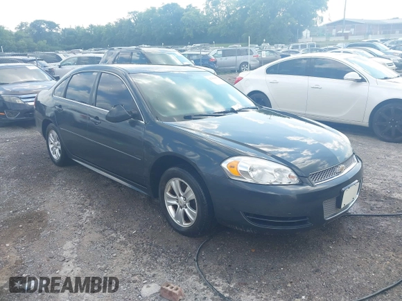 2012 Chevrolet Impala LS Fleet with VIN 2G1WF5E30C1257802, listed as a IAAI auction lot 42789958 with 197,998 mi miles and . Bid and sale history available at DreamBid. Image 1.