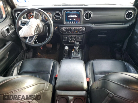 2020 Jeep Wrangler Unlimited Sahara Altitude with VIN 1C4HJXEG2LW206453, listed as a Copart auction lot 82303434 with 51,559 mi miles and Salvage title. Bid and sale history available at DreamBid. Image 8.