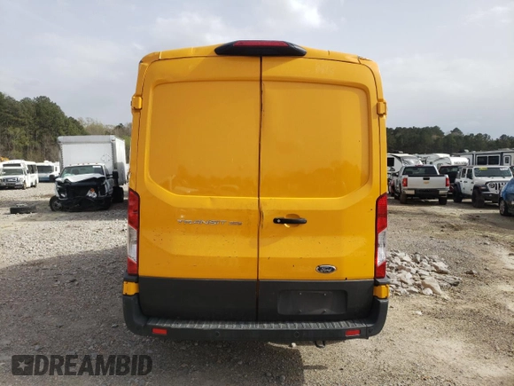 2021 Ford Transit Cargo with VIN 1FTBW9C87MKA79870, listed as a Copart auction lot 86796564 with 54,831 mi miles and Salvage Title. Bid and sale history available at DreamBid. Image 6.