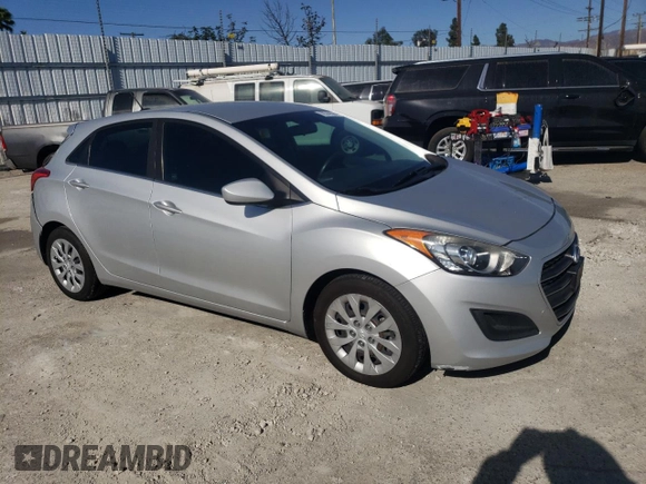 2017 Hyundai Elantra GT with VIN KMHD35LH5HU360744, listed as a Copart auction lot 78749524 with 93,364 mi miles and Salvage Title. Bid and sale history available at carsss.com. Image 4.
