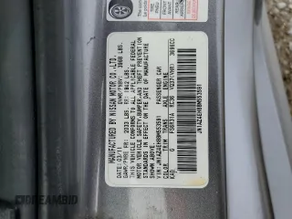 2011 Nissan 370Z Touring with VIN JN1AZ4EH8BM553591, listed as a Copart auction lot 71676964 with 85,968 mi miles and Salvage Title. Bid and sale history available at carsss.com. Image 13.