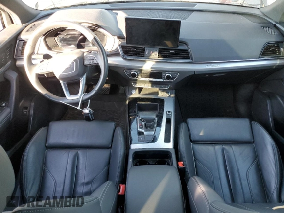 2021 Audi Q5 Sportback Premium Plus with VIN WA15AAFY8M2111910, listed as a Copart auction lot 46950345 with 79,594 mi miles and Salvage title. Bid and sale history available at DreamBid. Image 8.