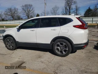 2019 Honda CR-V EX with VIN 2HKRW1H57KH511951, listed as a Copart auction lot 50376655 with 60,946 mi miles and Salvage Title. Bid and sale history available at carsss.com. Image 2.