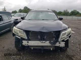 2014 Nissan Pathfinder Platinum with VIN 5N1AR2MM9EC658016, listed as a Copart auction lot 57813665 with 130,304 mi miles and Salvage title. Bid and sale history available at DreamBid. Image 5.