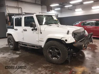 2013 Jeep Wrangler Unlimited Sahara with VIN 1C4BJWEG5DL626274, listed as a IAAI auction lot 42410342 with 65,326 mi miles and . Bid and sale history available at DreamBid. Image 1.