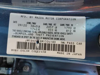 2021 Mazda CX-3 Sport with VIN JM1DKDB78M1504180, listed as a Copart auction lot 43767285 with 88,083 mi miles and Non Repairable. Bid and sale history available at carsss.com. Image 14.