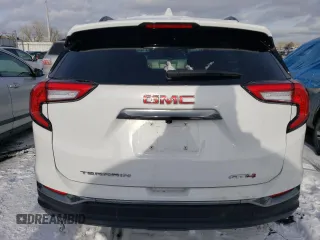 2024 GMC Terrain AT4 with VIN 3GKALYEG7RL289477, listed as a Copart auction lot 87857225 with 7,718 mi miles and Salvage Title. Bid and sale history available at DreamBid. Image 6.