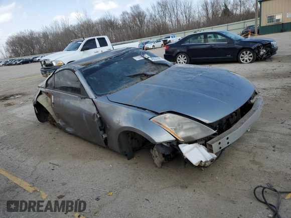 2004 Nissan 350Z Enthusiast with VIN JN1AZ34D04M102263, listed as a Copart auction lot 49333305 with Not Provided miles and Clean Title. Bid and sale history available at DreamBid. Image 4.