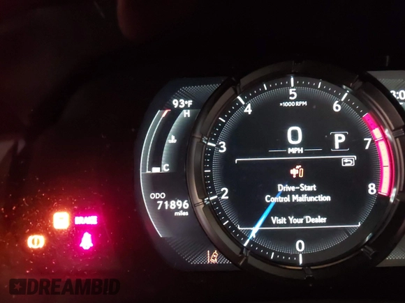 2022 Lexus IS 350 F Sport with VIN JTHGZ1E21N5025194, listed as a IAAI auction lot 42545774 with 71,896 mi miles and . Bid and sale history available at DreamBid. Image 7.