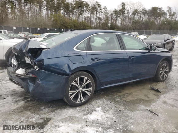 2020 Volkswagen Passat 2.0T SEL with VIN 1VWCA7A36LC012830, listed as a Copart auction lot 88077115 with 98,988 mi miles and Salvage Title. Bid and sale history available at carsss.com. Image 3.