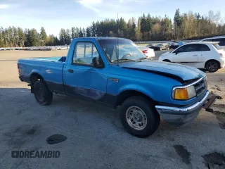 1993 Ford Ranger Splash with VIN 1FTCR10A2PUB80473, listed as a Copart auction lot 47422615 with 64,546 mi miles and Salvage title. Bid and sale history available at DreamBid. Image 4.