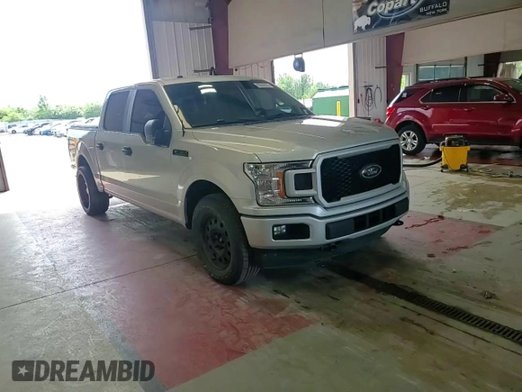 2018 Ford F-150 XL with VIN 1FTEW1EP9JFA75844, listed as a Copart auction lot 43966835 with 133,839 mi miles and Salvage title. Bid and sale history available at DreamBid. Image 13.