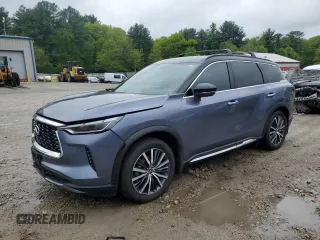 2024 Infiniti QX60 Autograph with VIN 5N1DL1HUXRC341919, listed as a Copart auction lot 54570865 with 14,027 mi miles and Salvage title. Bid and sale history available at DreamBid. Image 1.