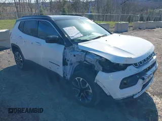 2023 Jeep Compass Limited z VIN 3C4NJDCN8PT534989, wystawiony jako IAAI lot #42061842 z przebiegiem 19 031 mil mil oraz . Historia ofert i sprzedaży dostępna na DreamBid. Obrazek 1.