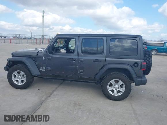 2020 Jeep Wrangler Unlimited Sport Altitude с VIN 1C4HJXDG3LW221691, выставлен на аукционе IAAI как лот 41505933 с пробегом 55 562 миль миль и . История ставок и продаж доступна на DreamBid. Изображение 14.