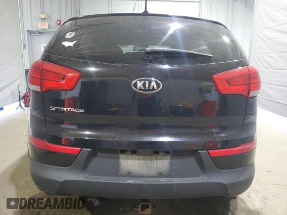 2015 Kia Sportage LX with VIN KNDPBCAC2F7772213, listed as a Copart auction lot 53262835 with 123,405 mi miles and Clean Title. Bid and sale history available at DreamBid. Image 6.