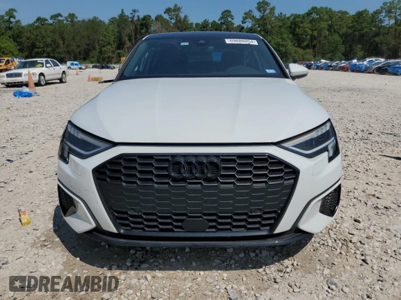 2022 Audi A3 Premium Plus with VIN WAUBUDGYXNA099084, listed as a Copart auction lot 69888054 with 19,235 mi miles and Salvage Title. Bid and sale history available at carsss.com. Image 5.