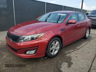 2015 Kia Optima LX z VIN 5XXGM4A74FG504208, wystawiony jako Copart lot #61245225 z przebiegiem 90 950 mil mil oraz Czysty tytuł • Clean title. Historia ofert i sprzedaży dostępna na DreamBid. Obrazek 1.