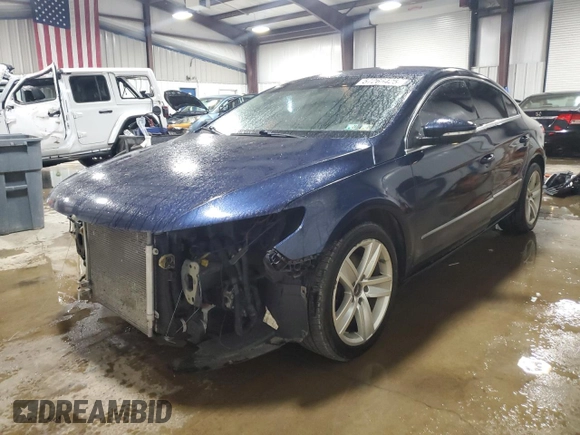 2013 Volkswagen CC Sport Plus z VIN WVWBP7ANXDE510033, wystawiony jako Copart lot #57266425 z przebiegiem 91 124 mil mil oraz Szkoda całkowita • Salvage title. Historia ofert i sprzedaży dostępna na DreamBid. Obrazek 1.