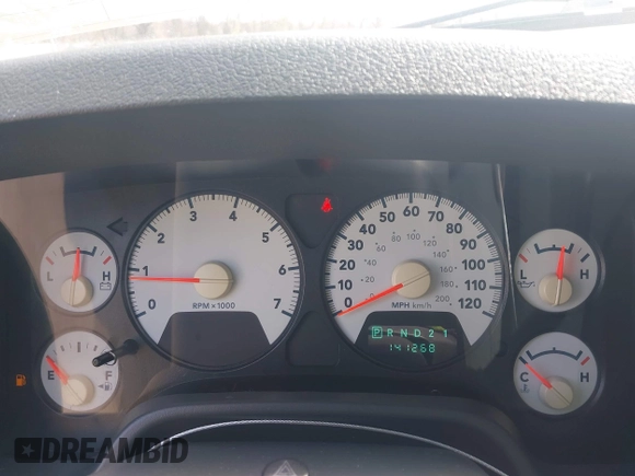 2007 Dodge 1500 Laramie with VIN 1D7HU18227S202264, listed as a IAAI auction lot 41999105 with 141,268 mi miles. Bid and sale history available at carsss.com. Image 7.
