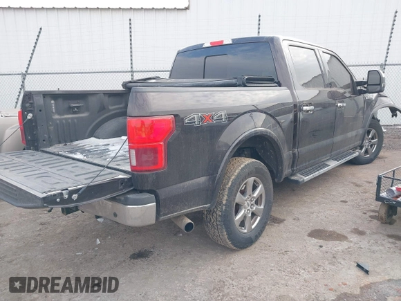 2019 Ford F-150 XL with VIN 1FTEW1E40KFA44330, listed as a IAAI auction lot 41573290 with 85,195 mi miles. Bid and sale history available at carsss.com. Image 4.
