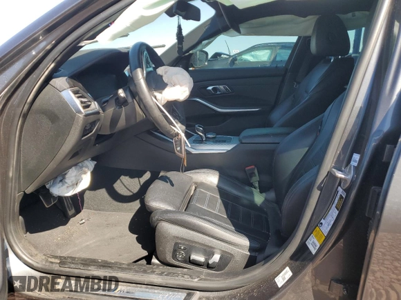 2021 BMW 3 Series 330i with VIN 3MW5R1J06M8B67021, listed as a Copart auction lot 49488195 with 67,806 mi miles and Salvage Title. Bid and sale history available at carsss.com. Image 7.