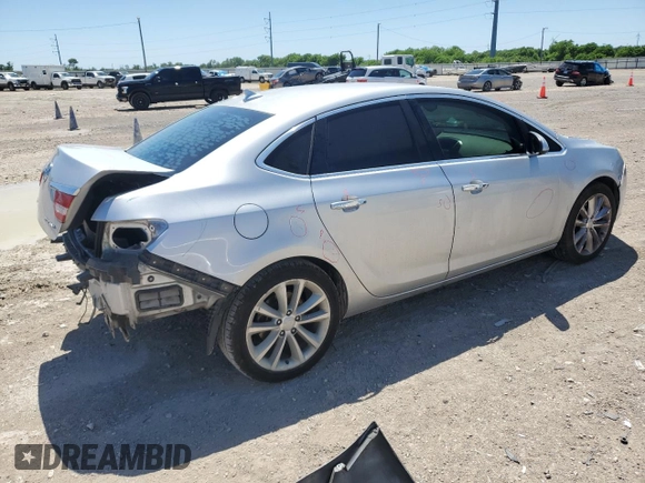 2014 Buick Verano Group with VIN 1G4PS5SK8E4123710, listed as a Copart auction lot 53941935 with 130,525 mi miles and Salvage title. Bid and sale history available at DreamBid. Image 3.