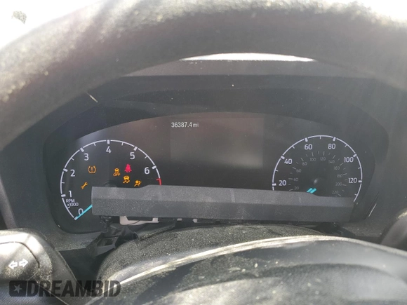 2023 Ford Maverick XL with VIN 3FTTW8E96PRA21351, listed as a Copart auction lot 51225165 with 36,387 mi miles and Salvage Title. Bid and sale history available at DreamBid. Image 9.