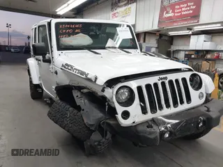 2017 Jeep Wrangler Unlimited Sahara with VIN 1C4BJWEG2HL700840, listed as a IAAI auction lot 42631036 with 60,610 mi miles and . Bid and sale history available at DreamBid. Image 6.
