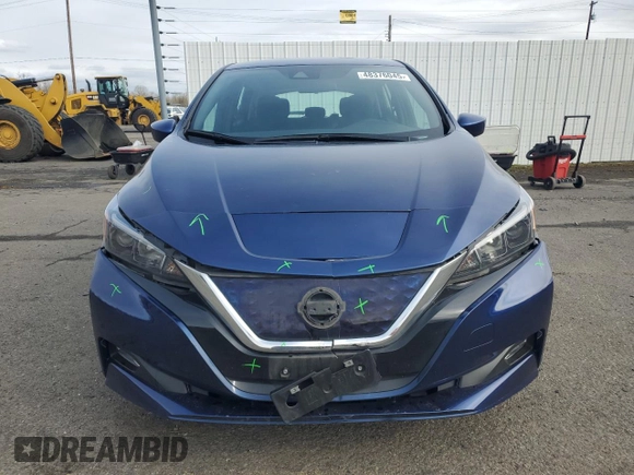 2020 Nissan LEAF SV Plus with VIN 1N4BZ1CP9LC306331, listed as a Copart auction lot 48376045 with 40,984 mi miles and Salvage Title. Bid and sale history available at DreamBid. Image 5.