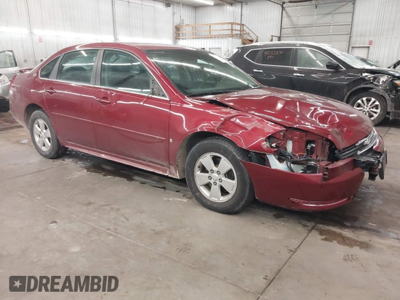 2009 Chevrolet Impala LT with VIN 2G1WT57K691206729, listed as a IAAI auction lot 41593681 with 45,998 mi miles and . Bid and sale history available at DreamBid. Image 1.
