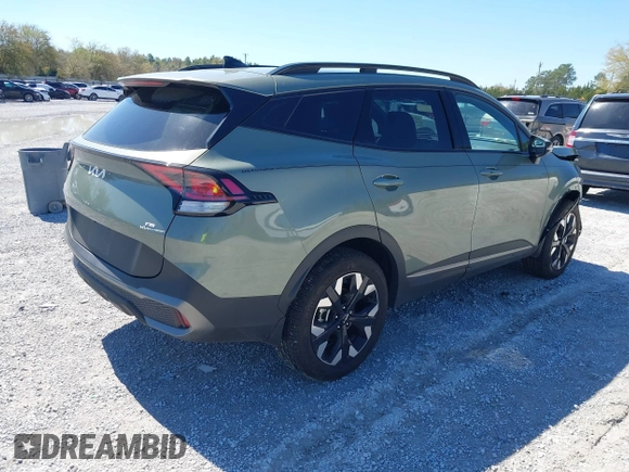 2024 Kia Sportage X-Line with VIN 5XYK6CDFXRG200348, listed as a IAAI auction lot 41892015 with 11,320 mi miles and . Bid and sale history available at carsss.com. Image 4.