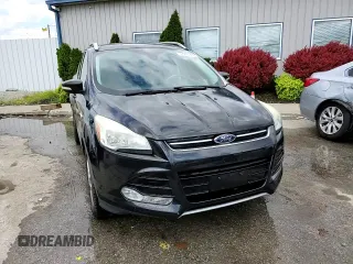 2015 Ford Escape Titanium with VIN 1FMCU0JX5FUA24210, listed as a Copart auction lot 57270855 with 115,613 mi miles and Salvage title. Bid and sale history available at DreamBid. Image 14.