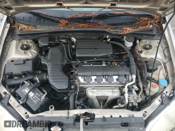 2001 Honda Civic LX with VIN 1HGES16511L031025, listed as a Copart auction lot 54262935 with 194,123 mi miles and Clean Title. Bid and sale history available at carsss.com. Image 11.