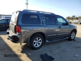 2012 Nissan Armada SV z VIN 5N1AA0NDXCN604199, wystawiony jako Copart lot #41769845 z przebiegiem 155 731 mil mil oraz Szkoda całkowita • Salvage title. Historia ofert i sprzedaży dostępna na DreamBid. Obrazek 3.