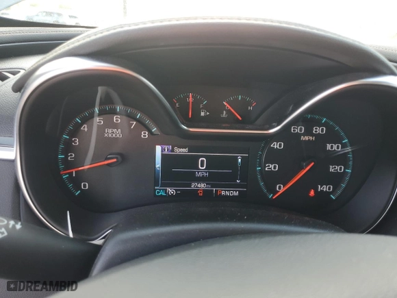2017 Chevrolet Impala LT with VIN 2G1105S34H9184877, listed as a Copart auction lot 52878955 with 27,480 mi miles and Salvage Title. Bid and sale history available at carsss.com. Image 9.