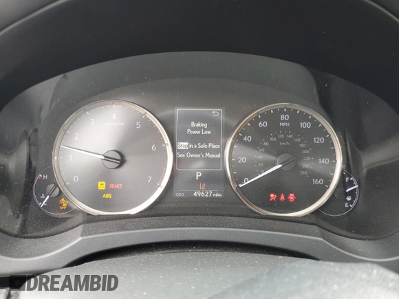2017 Lexus IS 300 with VIN JTHCM1D26H5025811, listed as a Copart auction lot 56952125 with 49,627 mi miles and Salvage title. Bid and sale history available at DreamBid. Image 9.