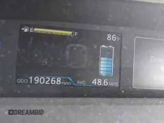 2022 Toyota Prius L Eco with VIN JTDKAMFU8N3153691, listed as a IAAI auction lot 42001298 with 190,268 mi miles and . Bid and sale history available at DreamBid. Image 16.