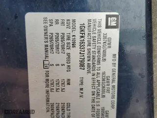 2007 GMC Yukon XL SLT with VIN 1GKFK16337J179087, listed as a Copart auction lot 51249685 with 0 mi miles and Salvage Title. Bid and sale history available at carsss.com. Image 12.