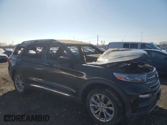 2020 Ford Explorer Limited with VIN 1FMSK8FH8LGA06215, listed as a Copart auction lot 42633995 with 0 mi miles and Non Repairable. Bid and sale history available at carsss.com. Image 4.
