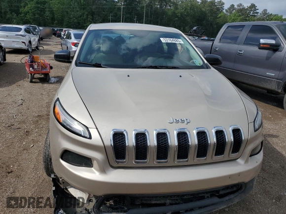 2015 Jeep Cherokee Sport z VIN 1C4PJLAB9FW547402, wystawiony jako Copart lot #53164885 z przebiegiem 128 717 mil mil oraz Szkoda całkowita • Salvage title. Historia ofert i sprzedaży dostępna na DreamBid. Obrazek 5.