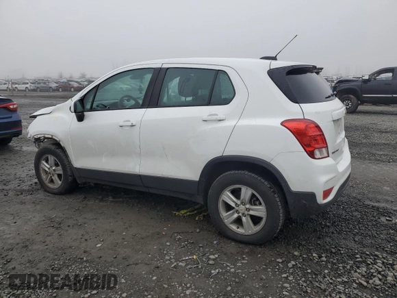 2017 Chevrolet Trax LS with VIN KL7CJNSBXHB129513, listed as a Copart auction lot 88544705 with 87,508 mi miles and Salvage Title. Bid and sale history available at carsss.com. Image 2.