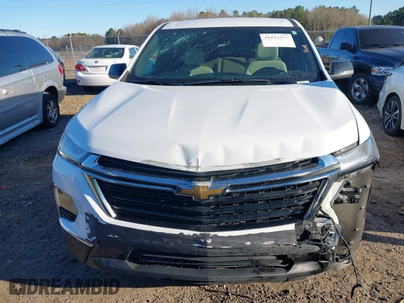 2022 Chevrolet Traverse LS z VIN 1GNERFKW4NJ132381, wystawiony jako IAAI lot #41822204 z przebiegiem 85 110 mil mil oraz . Historia ofert i sprzedaży dostępna na DreamBid. Obrazek 11.