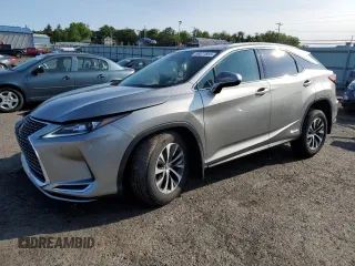 2021 Lexus RX 450h с VIN 2T2HGMDA0MC061526, выставлен на аукционе Copart как лот 59077665 с пробегом 27 774 миль миль и Списание • Salvage title. История ставок и продаж доступна на DreamBid. Изображение 1.