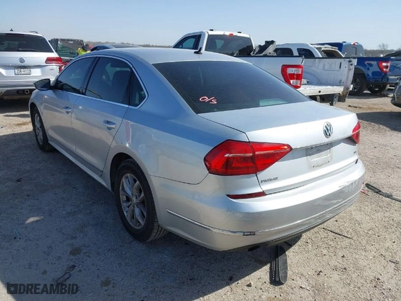 2016 Volkswagen Passat 1.8T S with VIN 1VWAS7A3XGC033240, listed as a IAAI auction lot 41852211 with 93,608 mi miles. Bid and sale history available at carsss.com. Image 3.