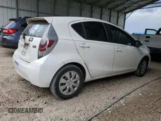 2012 Toyota Prius One with VIN JTDKDTB32C1020173, listed as a Copart auction lot 56573935 with Not Provided miles and Salvage Title. Bid and sale history available at DreamBid. Image 3.