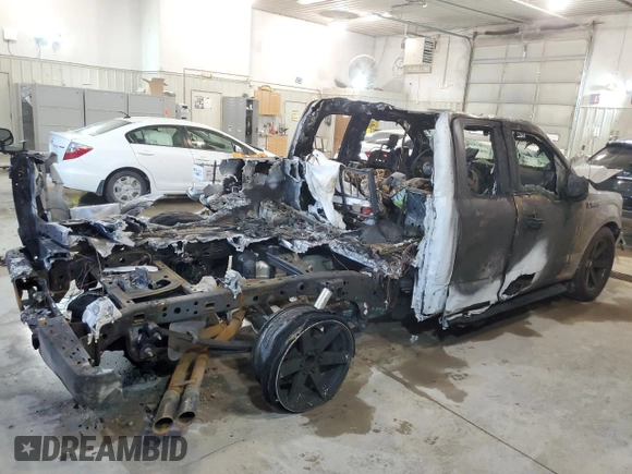 2020 Ford F-150 XL with VIN 1FTFX1E57LKF45525, listed as a Copart auction lot 79095773 with 0 mi miles and Non Repairable. Bid and sale history available at carsss.com. Image 3.
