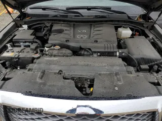 2024 Infiniti QX80 LUXE with VIN JN8AZ2AE8R9329431, listed as a Copart auction lot 52670805 with 32,635 mi miles and Non Repairable. Bid and sale history available at carsss.com. Image 12.